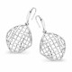 'Lilla' Women's Sterling Silver Drop Earrings - Silver ZO-7190