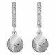 'Isi' Women's Sterling Silver Drop Earrings - Silver ZO-7285