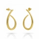 'Cherry' Women's Sterling Silver Drop Earrings - Gold ZO-7551/G