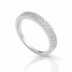 'Glam' Women's Sterling Silver Ring - Silver ZR-7536