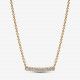 Pandora® 'Timeless Pavé' Women's Gold Plated Metal Necklace - Gold 362635C01-45