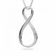 Swarovski® 'Exist' Women's Base Metal Pendant - Silver 5636493