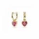 Swarovski® 'Chroma' Women's Gold Plated Metal Drop Earrings - Gold 5684760