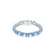 Swarovski® 'Millenia' Women's Base Metal Bracelet - Silver 5694135