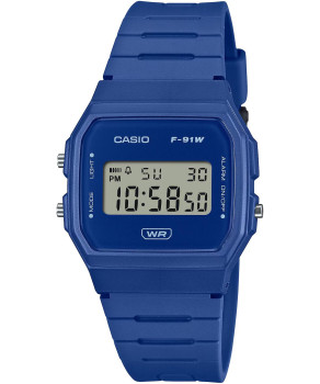 Casio® Digital 'Casio Collection' Unisex's Watch F-91WB-2A1EF