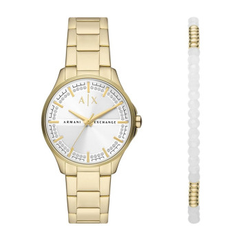 Armani Exchange® Analogue 'Lady Hampton' Women's Watch AX7139SET