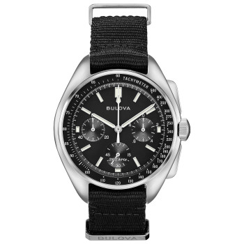 Bulova® Chronograph 'Lunar Pilot' Men's Watch 96A225