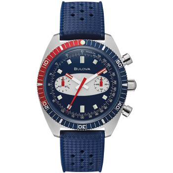 Bulova® Chronograph 'Archive Series Surfboard' Men's Watch 98A253