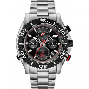 Bulova® Chronograph 'Precisionist' Men's Watch 98B212