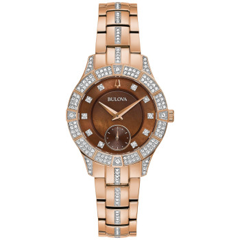 Bulova® Analogue 'Phantom Crystal' Women's Watch 98L284