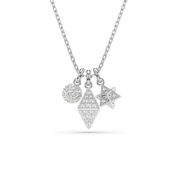 Swarovski® 'Dextera' Women's Base Metal Necklace - Silver 5700288