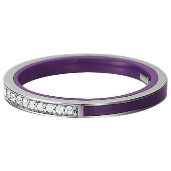 Esprit® 'Marin Glam Purple' Women's Sterling Silver Ring - Silver ESRG91939F180