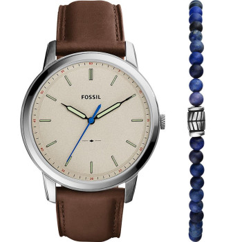 Fossil® Analogue 'The Minimalist 3h' Men's Watch FS5966SET