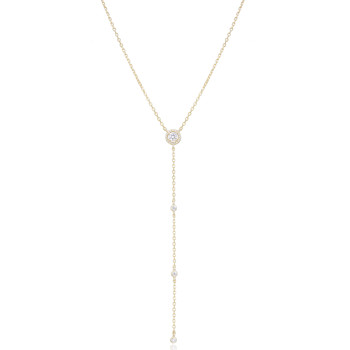 Gena.paris® 'The One' Women's Sterling Silver Necklace - Gold GC1597-Y