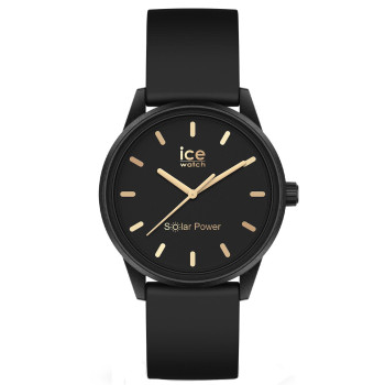 Ice Watch® Analogue 'Ice Solar Power - Black Gold' Women's Watch (Small) 020302