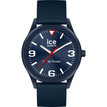 Ice Watch® Analogue 'Ice Solar Power - Casual Blue Red' Unisex's Watch (Medium) 020605