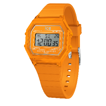 Ice Watch® Digital 'Ice Digit Retro - Neon Orange - Clear' Child's Watch (Small) 022886