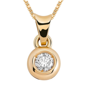 'Giuliana' Women's Yellow gold 18C Pendant - Gold HD-4082