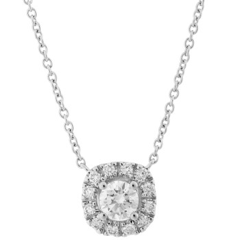 Orphelia® 'Gilda' Women's Whitegold 18C Necklace - Silver KD-2028