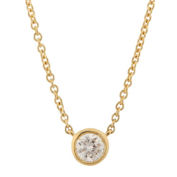 Orphelia® 'Alexandria' Women's Yellow gold 18C Chain with Pendant - Gold KD-2034/1