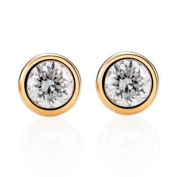 Orphelia Alexandria Women's Yellow-gold 18k Stud Earrings OD-5331/1 #1