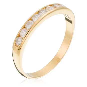 Orphelia® Women's Yellow gold 18C Ring - Gold RD-33078