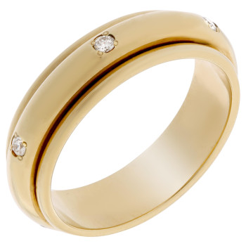 Orphelia® Women's Yellow gold 18C Ring - Gold TRD-DA05/B/DJ