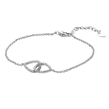 Orphelia® Women's Sterling Silver Bracelet - Silver ZA-7050