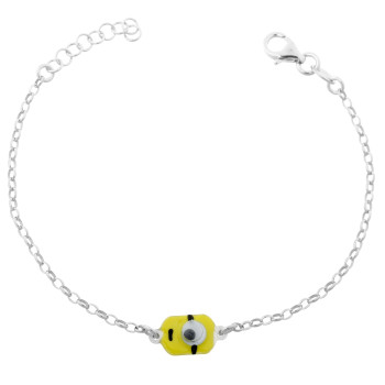 Orphelia® 'Minion' Child's Sterling Silver Bracelet - Silver ZA-7135/1