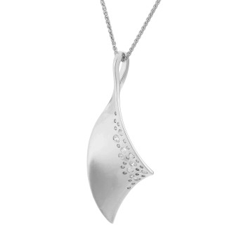 Orphelia® 'Ella' Women's Sterling Silver Chain with Pendant - Silver ZH-7369