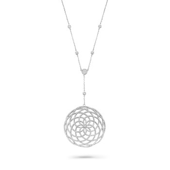 Orphelia® Women's Sterling Silver Chain with Pendant - Silver ZK-7215