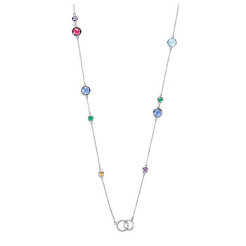 Orphelia® 'Eloise' Women's Sterling Silver Necklace - Silver ZK-7409