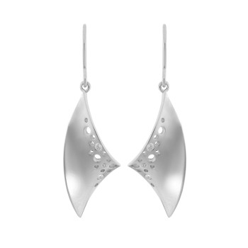 Orphelia® 'Ella' Women's Sterling Silver Drop Earrings - Silver ZO-7369