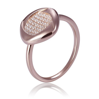 Orphelia® Women's Sterling Silver Ring - Rose ZR-7442 #1