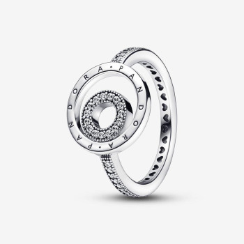 Pandora® Pandora Signature 'Signature Logo' Women's Sterling Silver Ring - Silver 192316C01