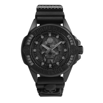 Philipp Plein® Analogue 'The $kull Genderless' Unisex's Watch PWNAA0322