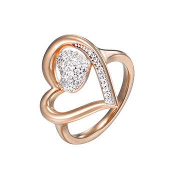 Pierre Cardin® Women's Brass Ring - Rose PCRG00469C180