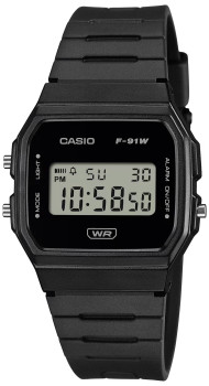 Casio® Digital 'Casio Collection' Unisex's Watch F-91WB-1AEF