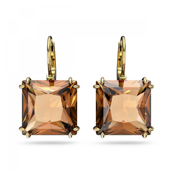 Swarovski® 'Millenia' Women's Gold Plated Metal Drop Earrings - Gold 5619494