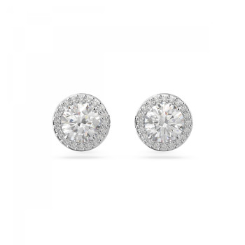 Swarovski® 'Constella' Women's Base Metal Stud Earrings - Silver 5636269