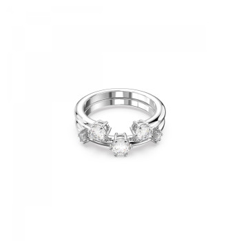 Swarovski® 'Constella' Women's Base Metal Ring - Silver 5640961