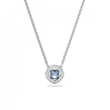 Swarovski® 'Angelic Square' Women's Base Metal Necklace - Silver 5662142