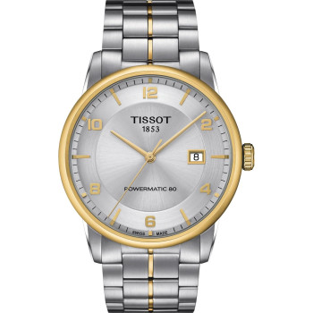 Tissot® Analogue 'Luxury Powermatic 80' Men's Watch T0864072203700