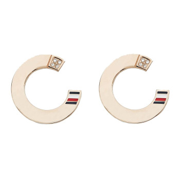 Tommy Hilfiger® Women's Stainless Steel Stud Earrings - Rosegold 2780467