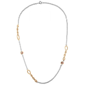 Tommy Hilfiger® Women's Stainless Steel Necklace - Silver/Rosegold 2780513