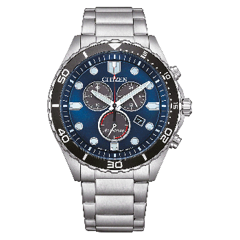 Citizen® Chronograph 'Of Sporty Aqua' Men's Watch AT2560-84L