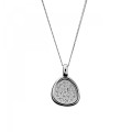 Orphelia® 'Layla' Women's Sterling Silver Chain with Pendant - Silver ZH-7489