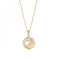 Orphelia® 'Apolline' Women's Sterling Silver Chain with Pendant - Gold ZH-7500/G