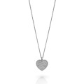 Orphelia® 'Elite' Women's Sterling Silver Chain with Pendant - Silver ZH-7566