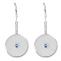 Orphelia® 'Genoa' Women's Sterling Silver Drop Earrings - Silver ZO-7291